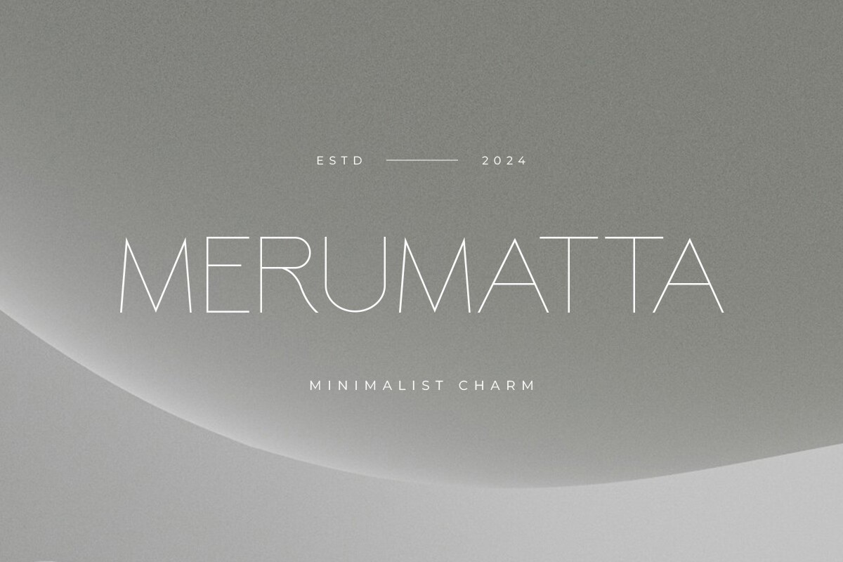 Merumatta Font