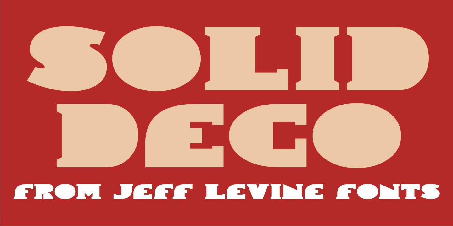 Solid Deco JNL Font