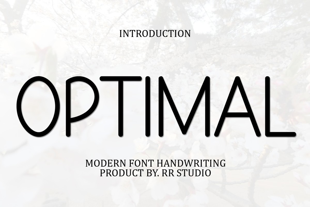 Optimal Font