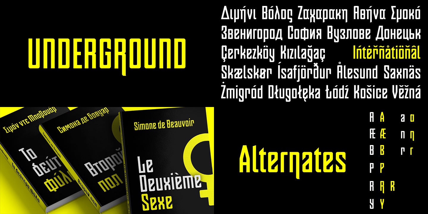 OTC Underground Font