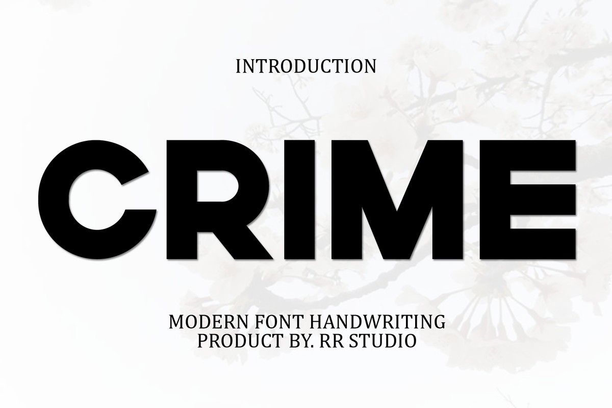 Crime Font