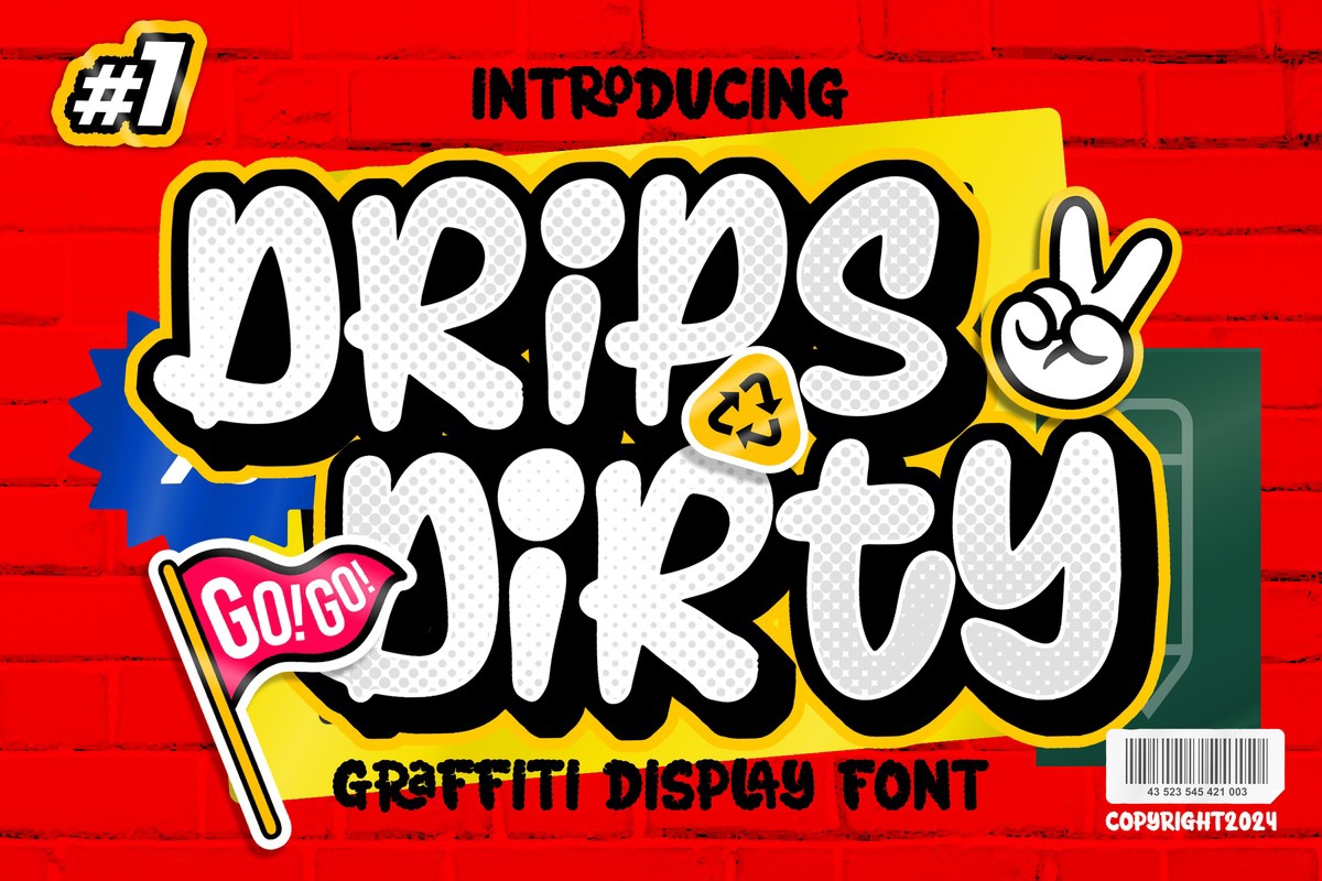 Drips Dirty Font