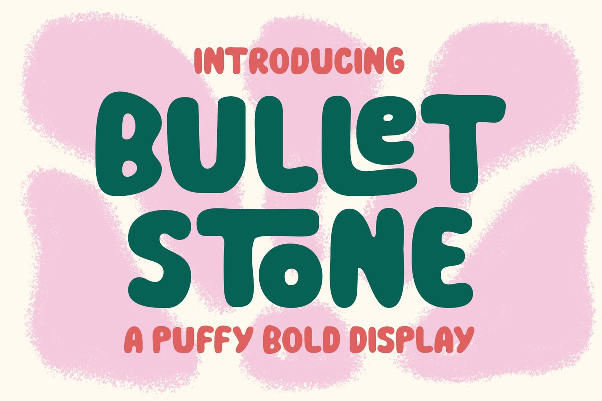 Bullet Stone Font