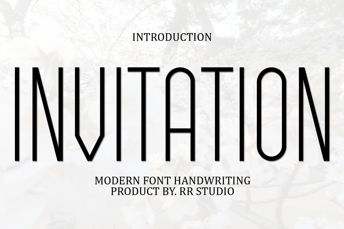 Invitation Font