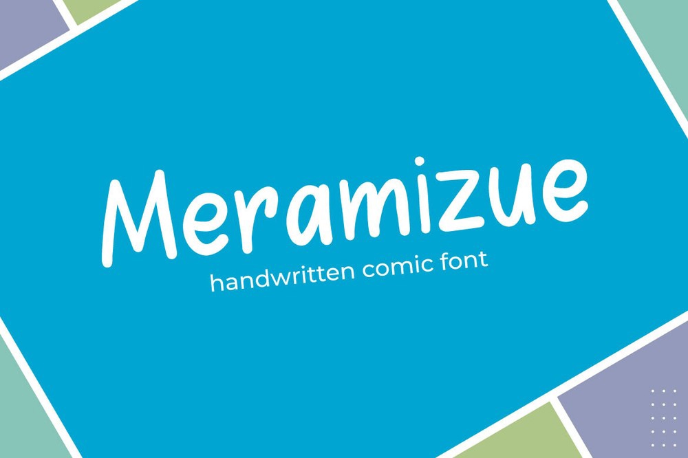 Meramizue Font