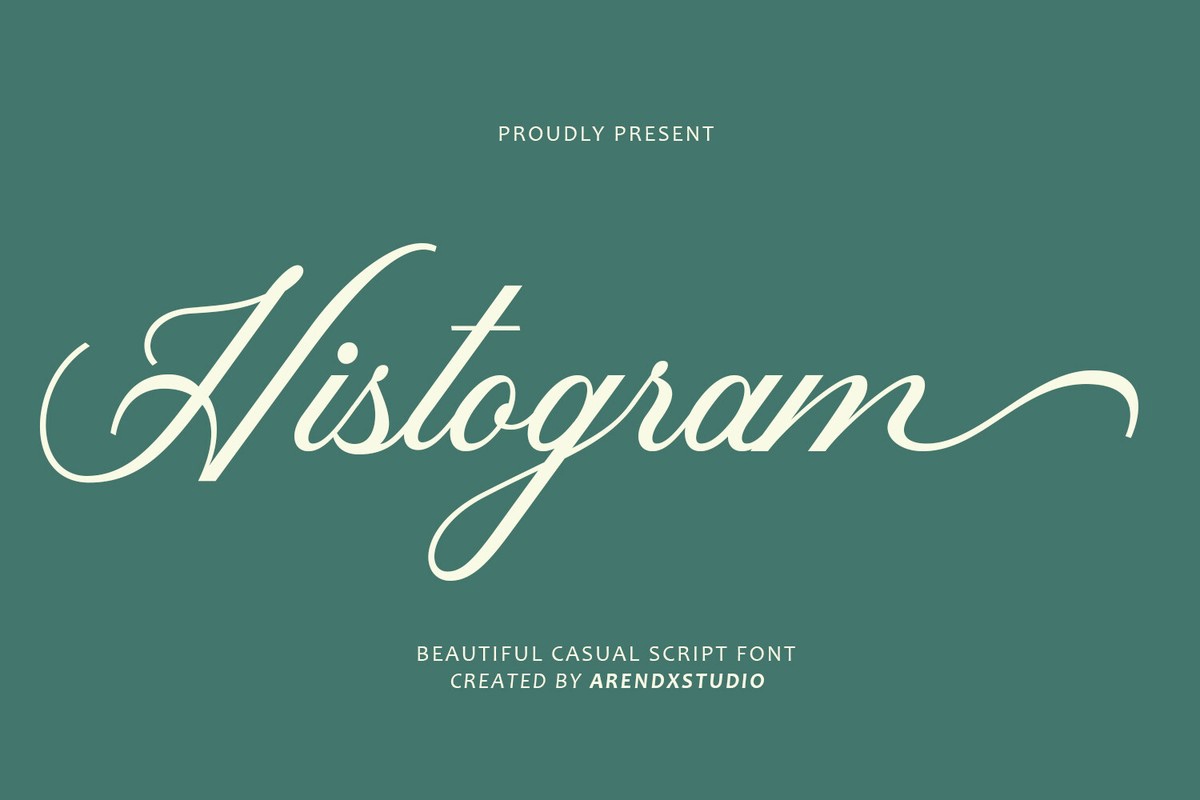 Histogram Font