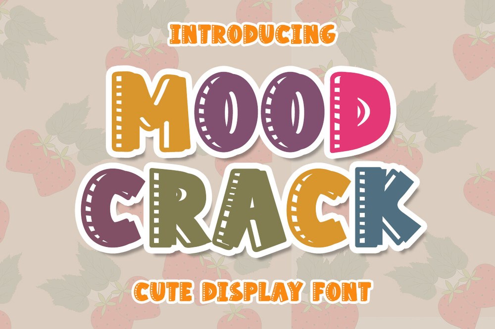 Mood Crack Font