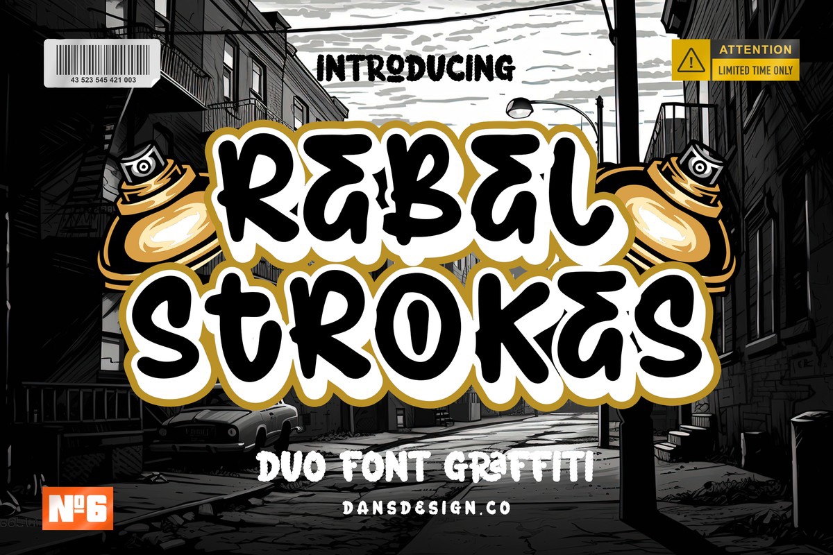 Rebel Strokes Font