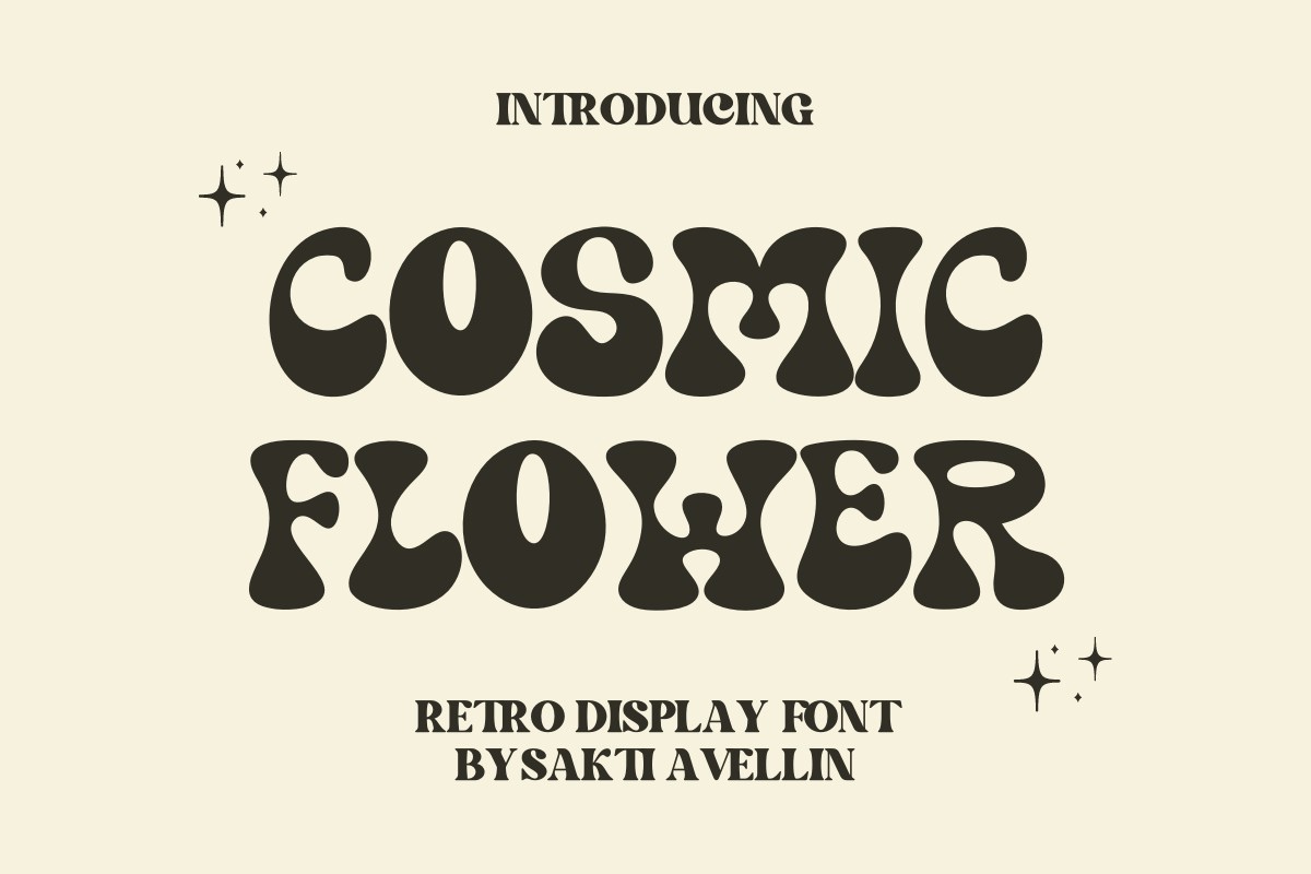 Cosmic Flower Font