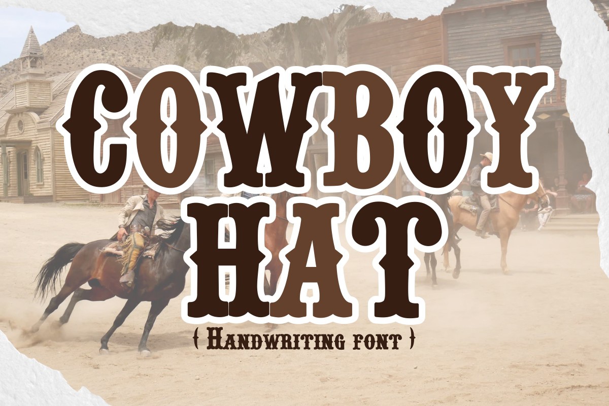 Cowboy Hat Font