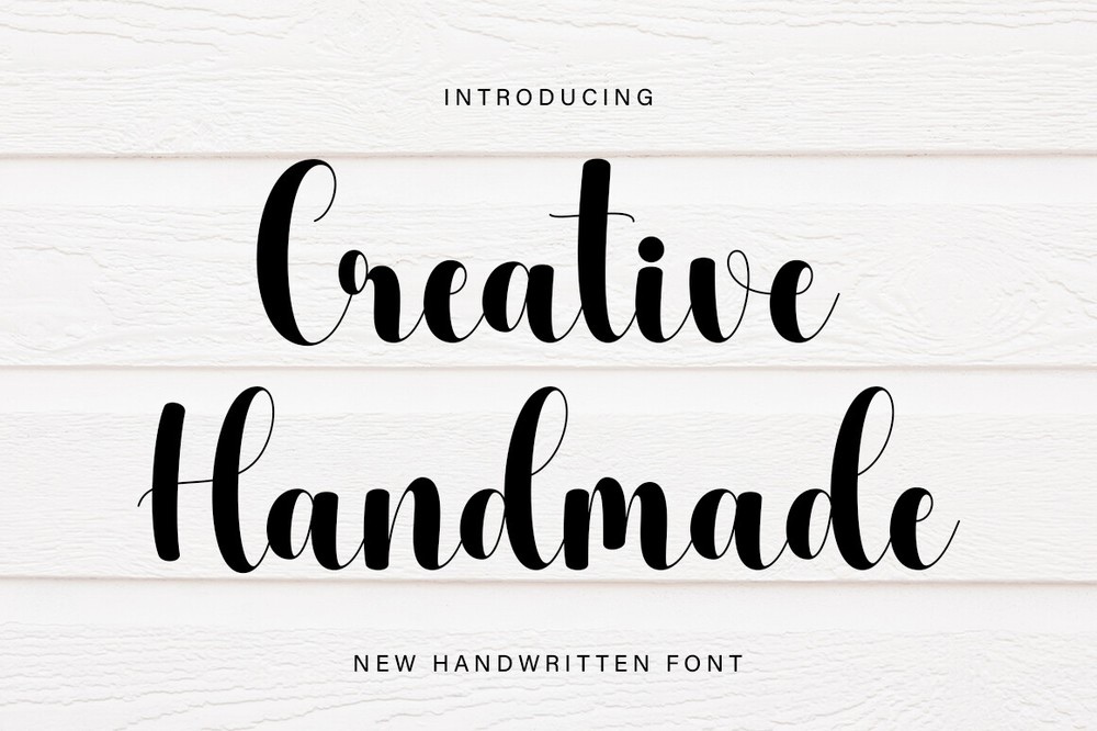 Creative Handmade Font