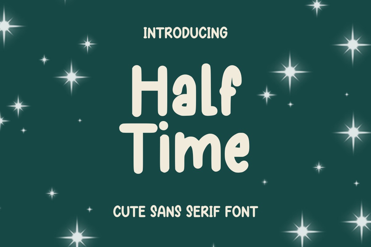 HalfTime Font