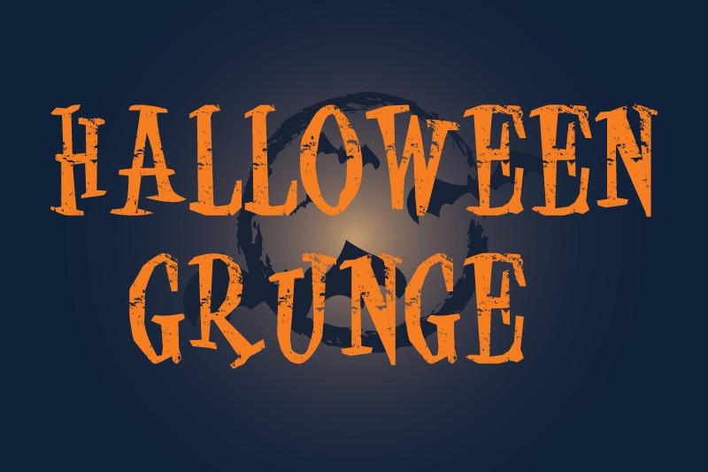 Halloween Grunge Font