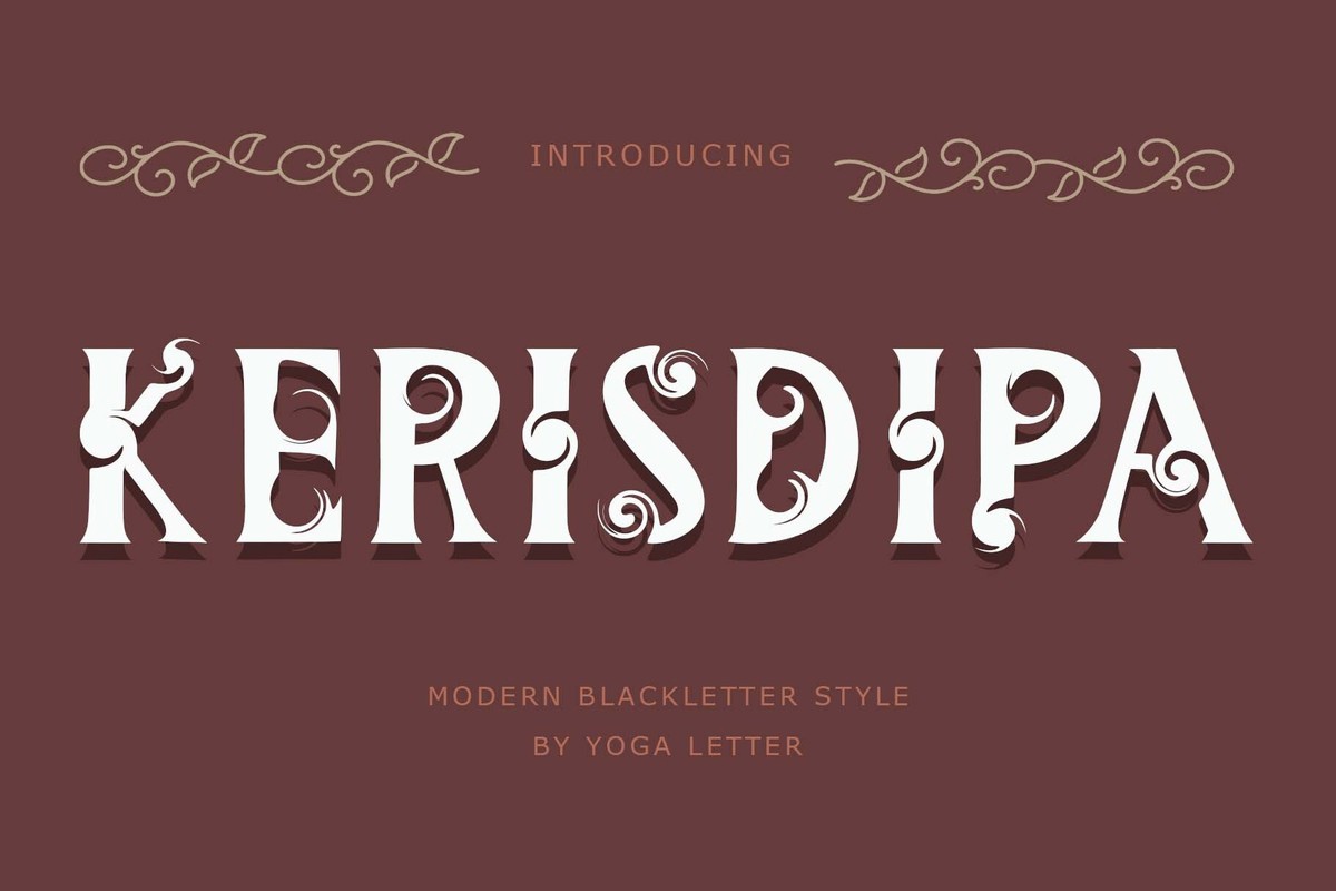 Kerisdipa Font