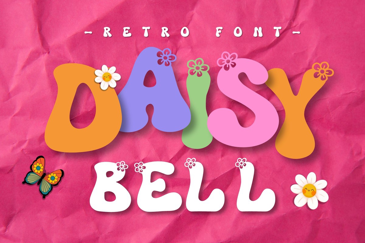 Retro Daisy Bell Font