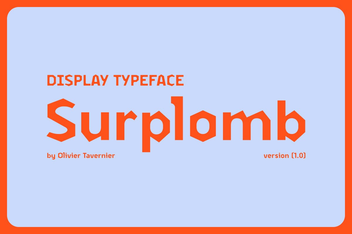 Surplomb Font