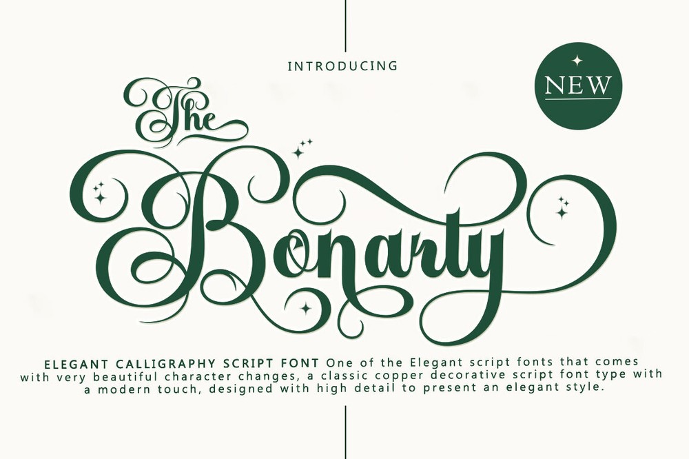 The Bonarty Font