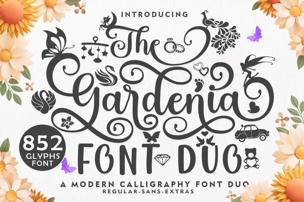 The Gardenia Duo Font