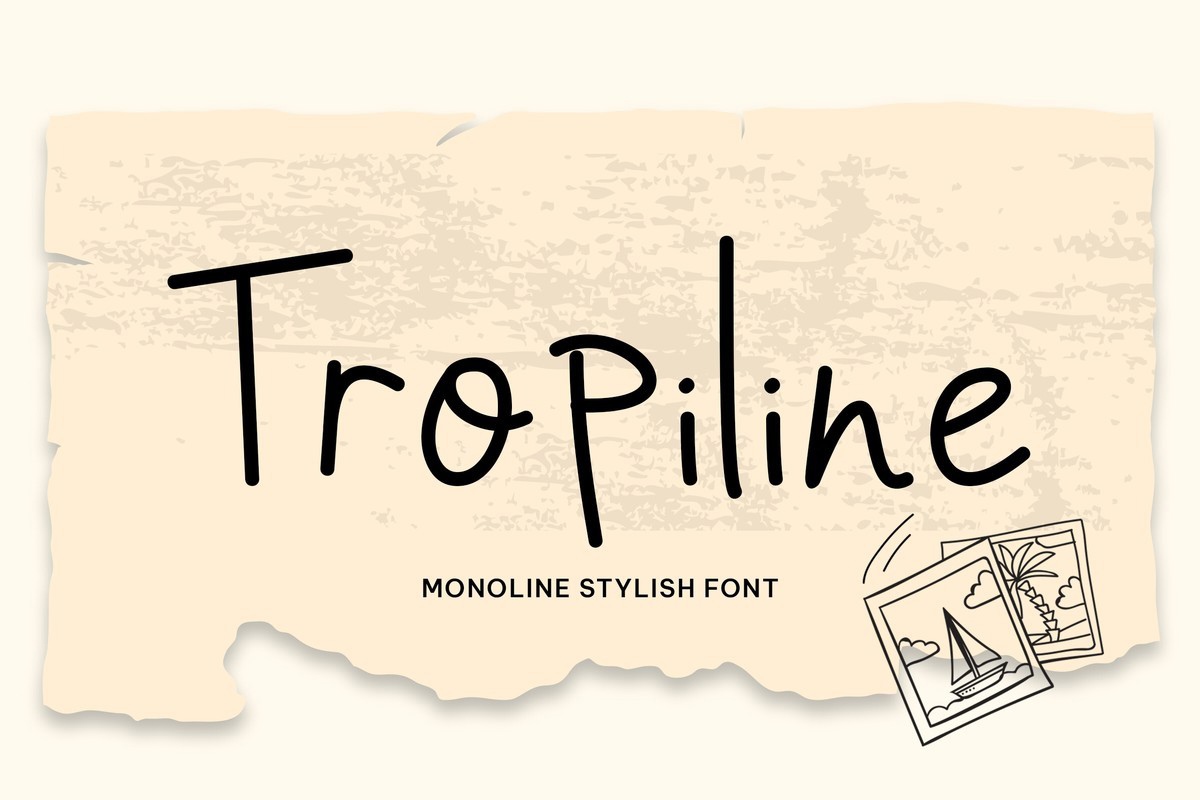 Tropiline Font