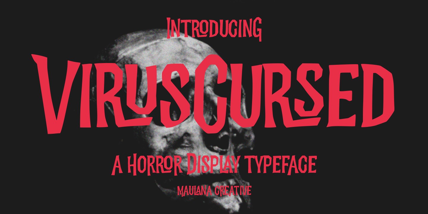 Virus Cursed Font