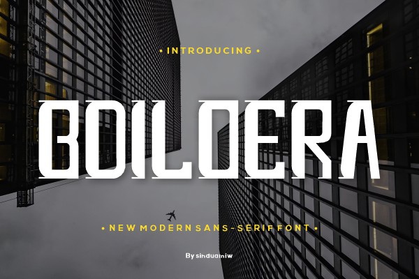 Boildera Font