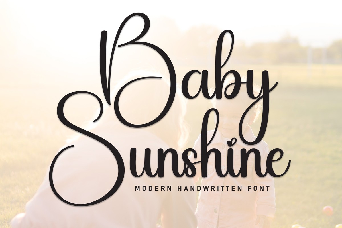 Baby Sunshine Font