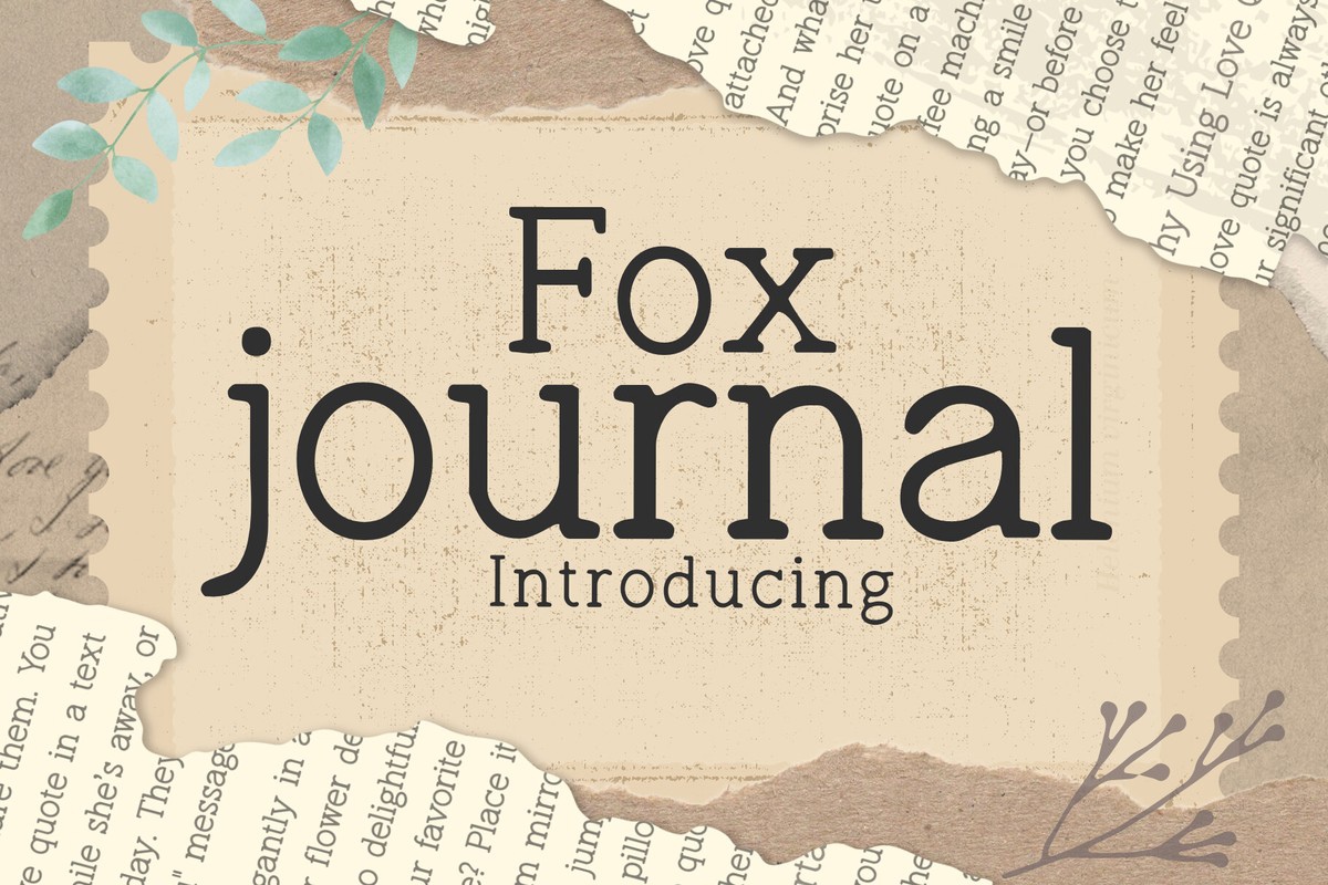 Fox Journal Font