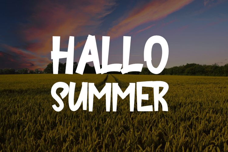 Hallo Summer Font