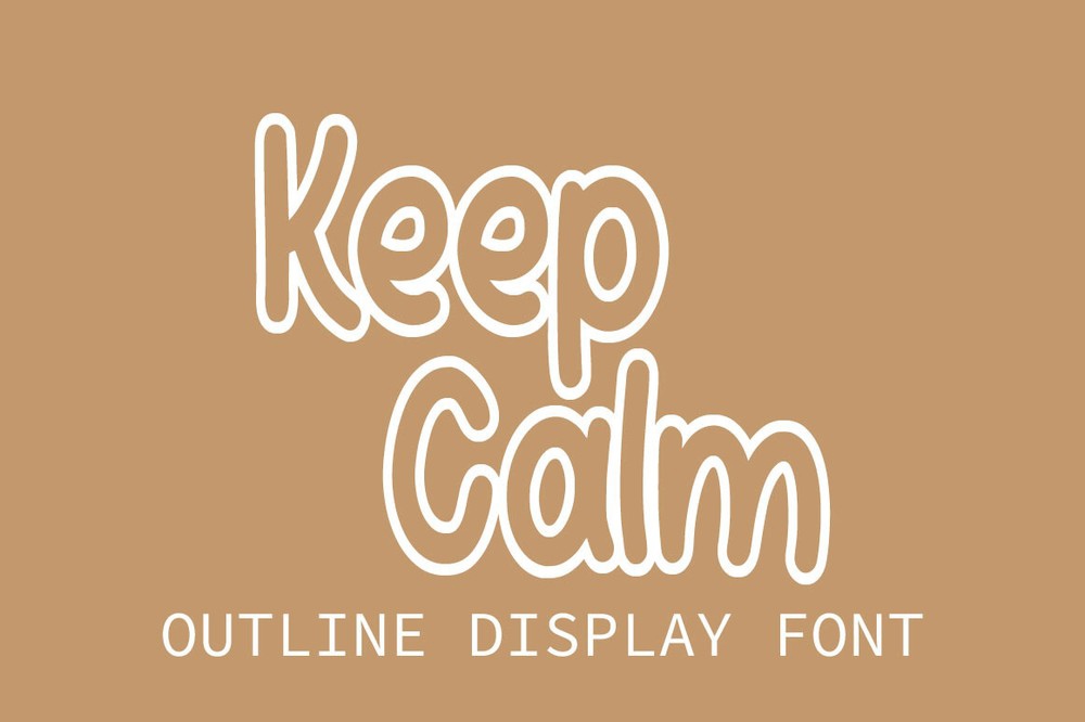 Keep Calm Font