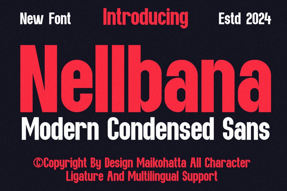 Nellbana Font