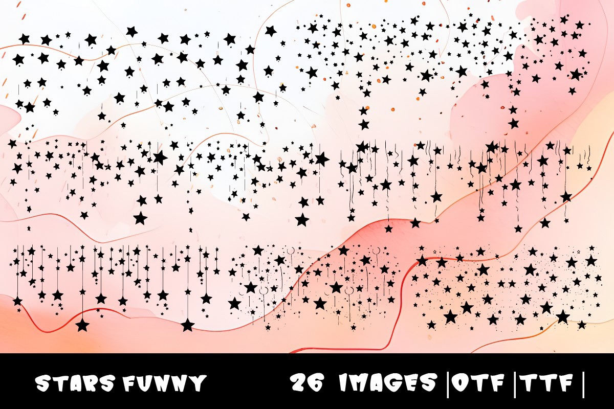 Stars Funny Font