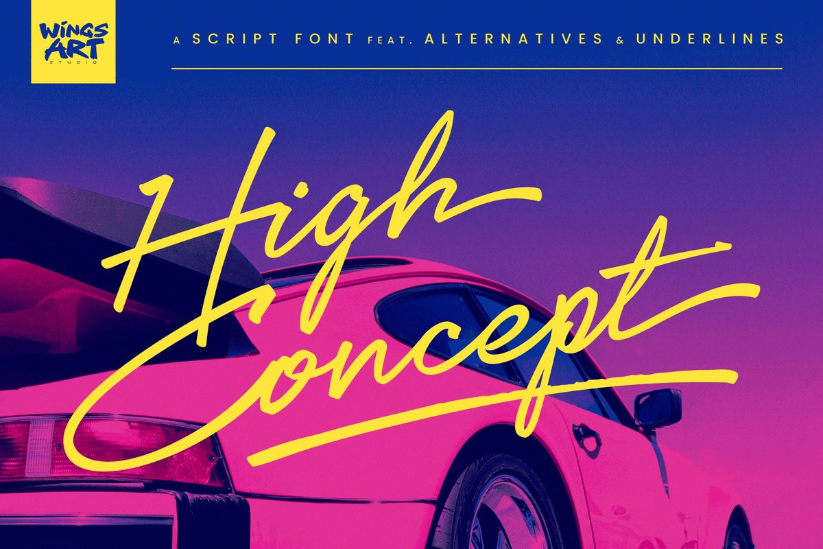 High Concept Font