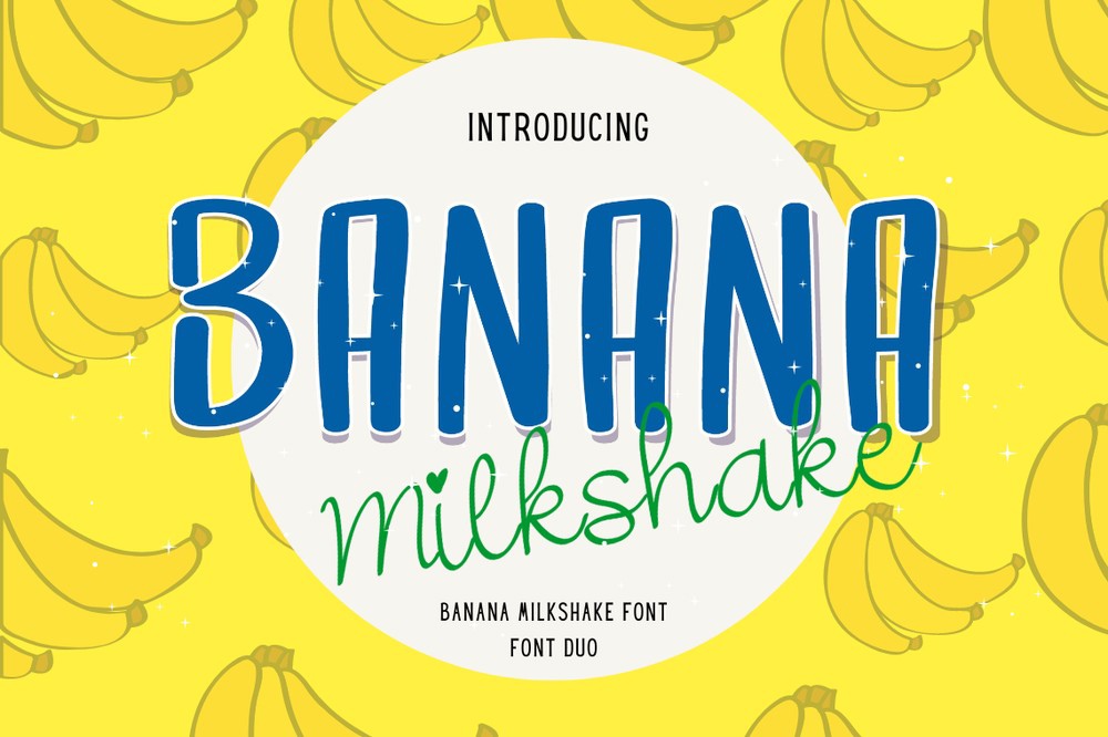 Banana Milkshake Font