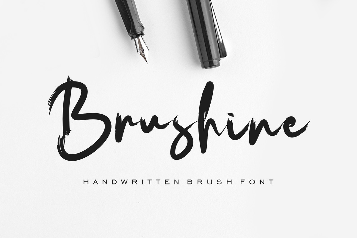 Brushine Font