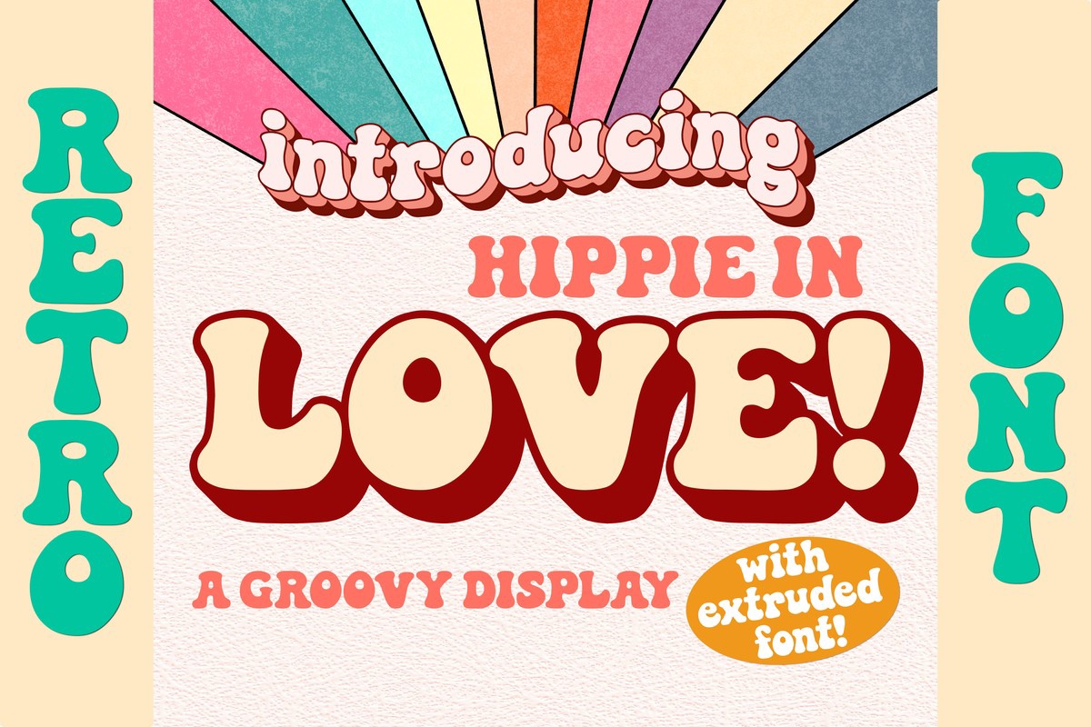 Hippie in Love Font