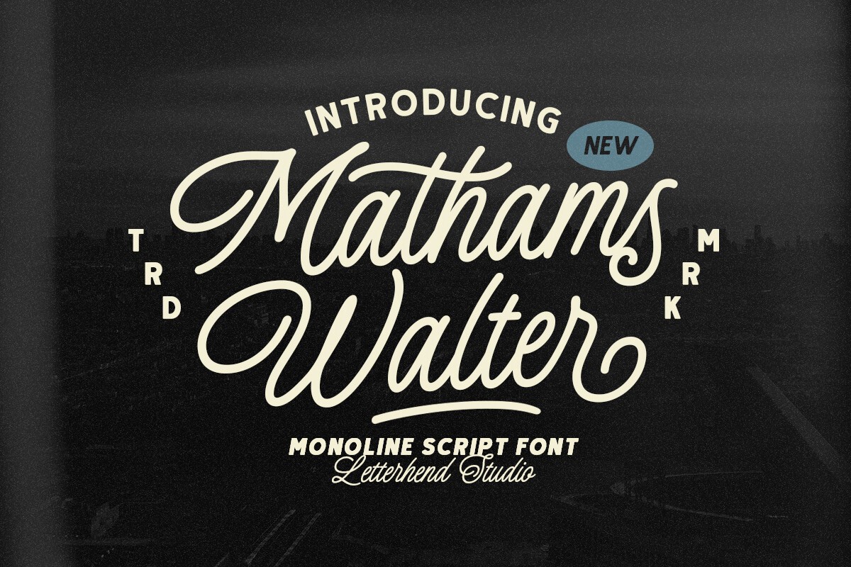 Mathams Walter Font