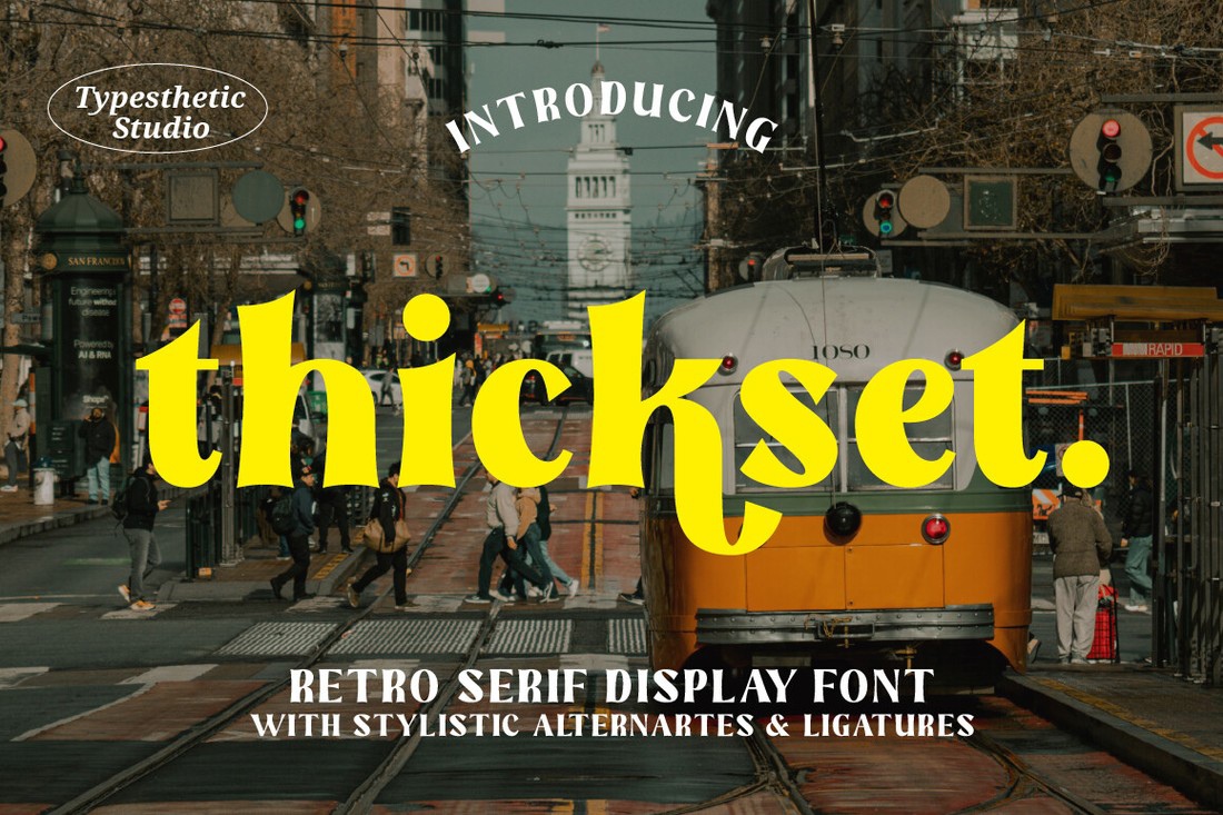 Thickset Font