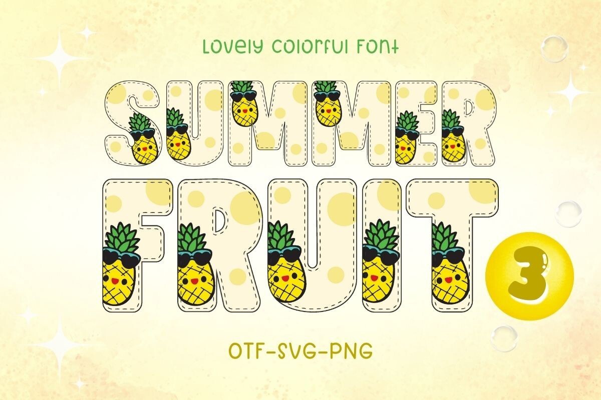 Summer Fruit 3 Font