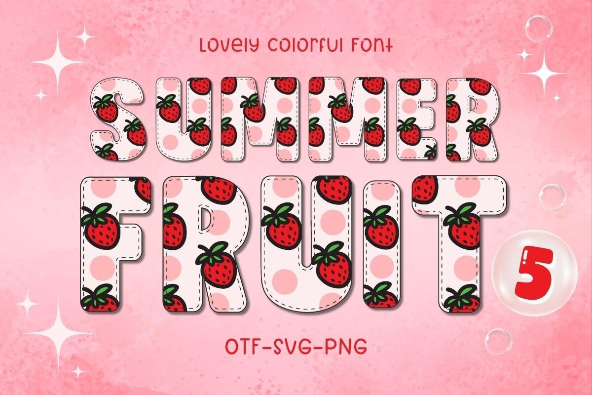 Summer Fruit 5 Font