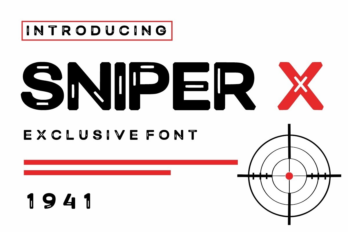 Sniper X Font