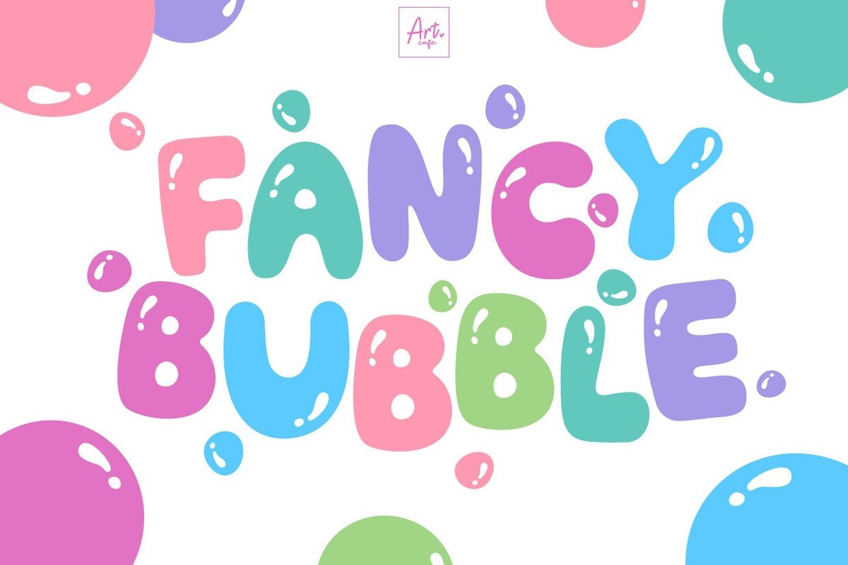 Fancy Bubble Font