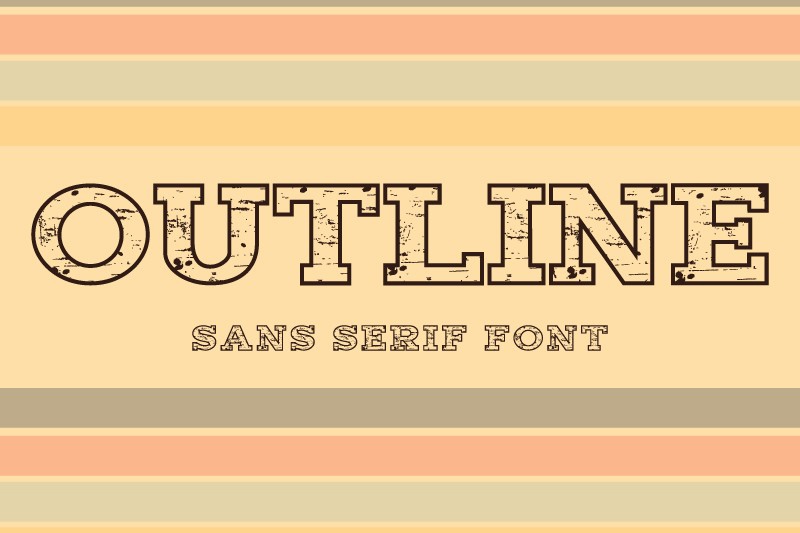 Outline Font