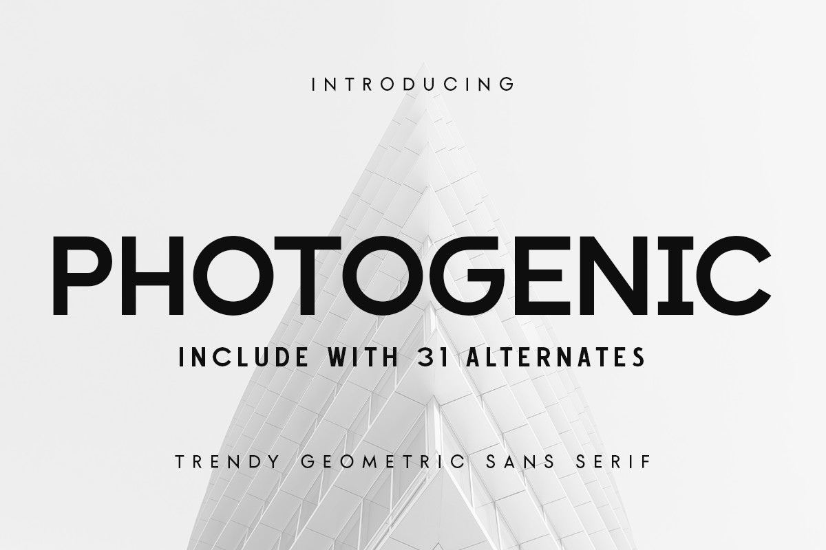 Photogenic Font