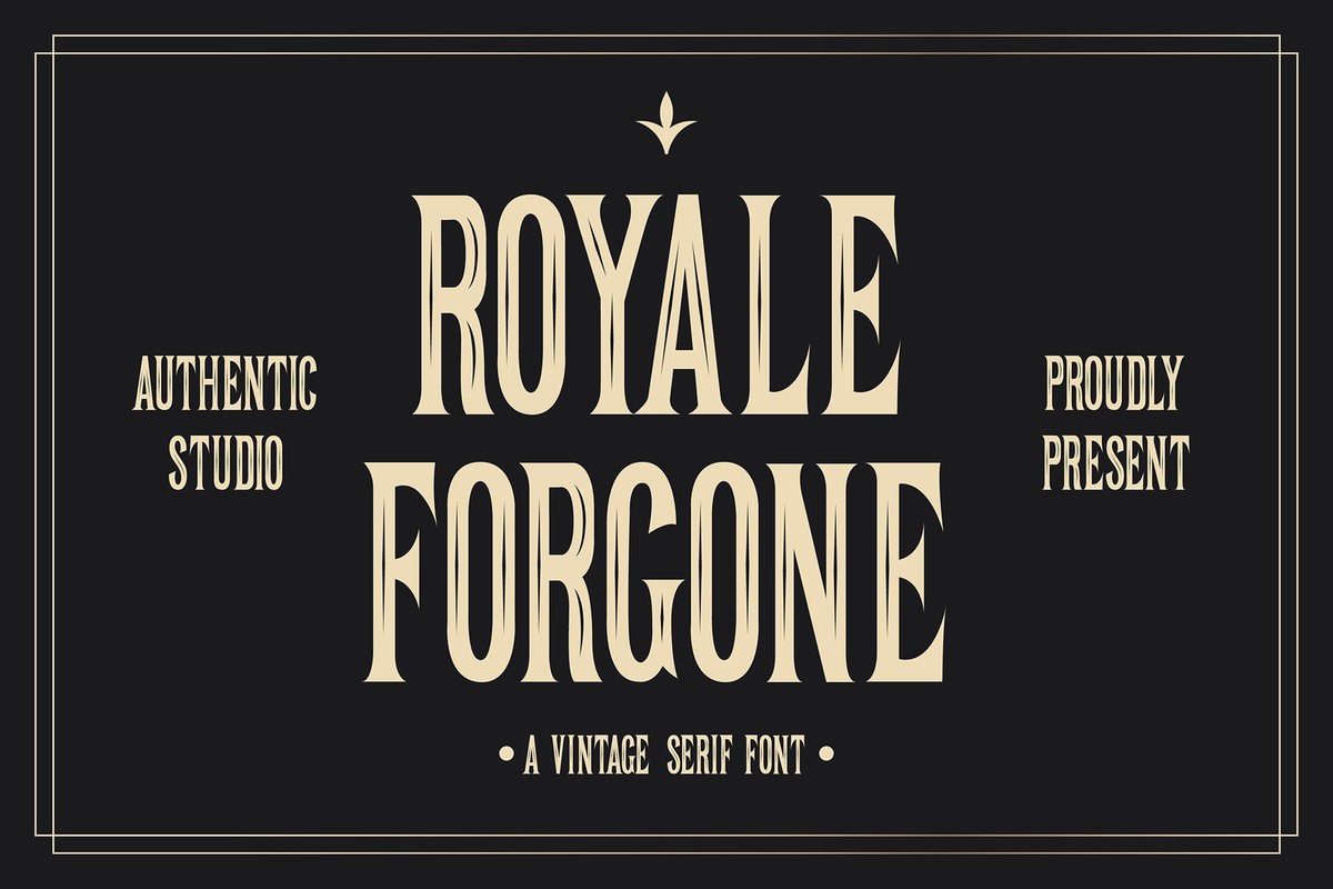 Royale Forgone Font