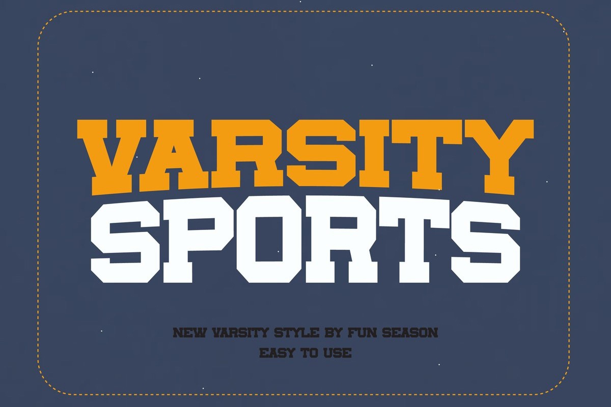 Varsity Sports Font