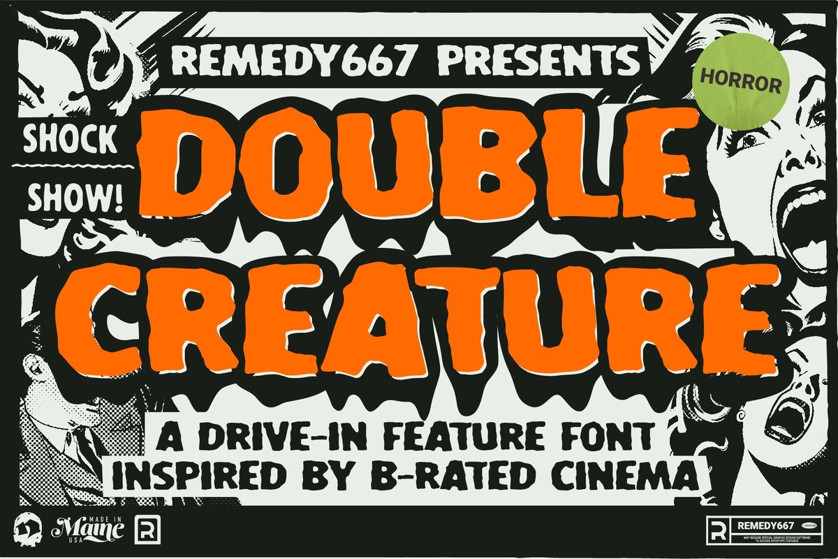 Double Creature Font