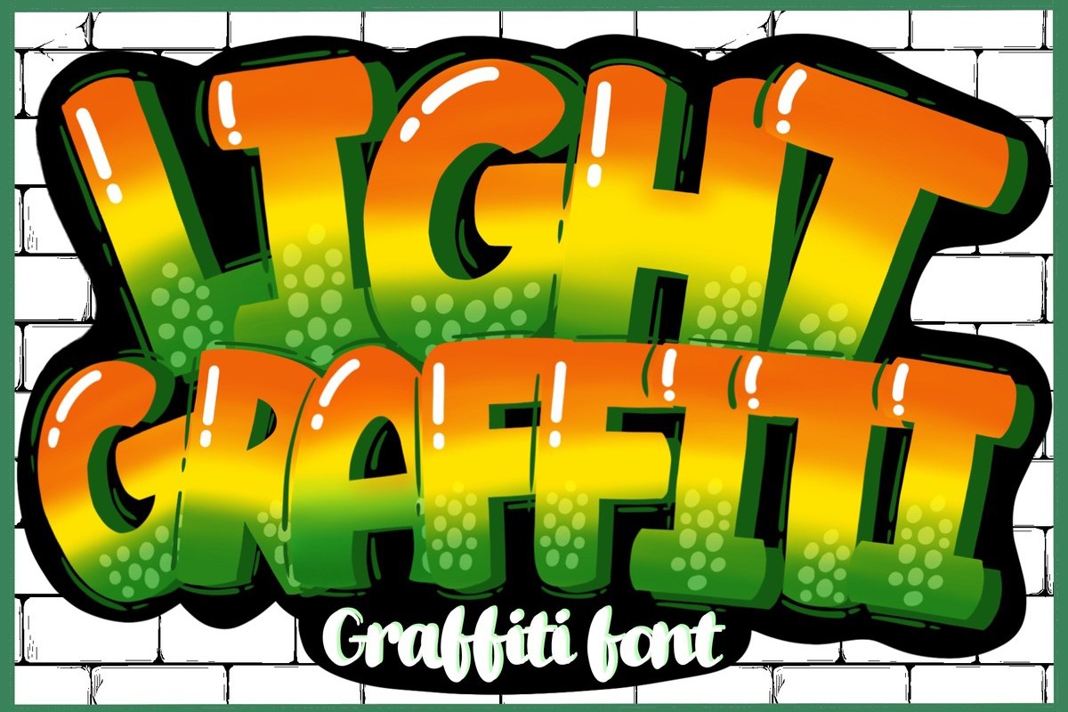 Light Graffiti Font