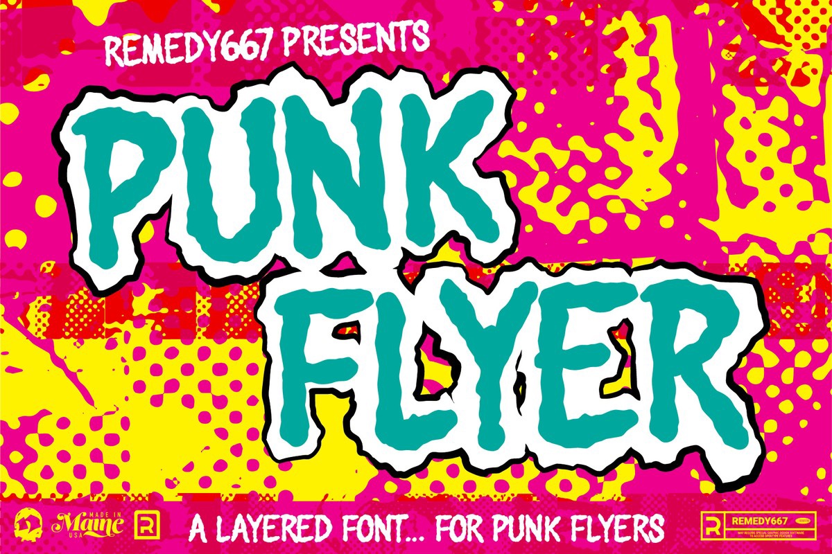 Punk Flyer Font