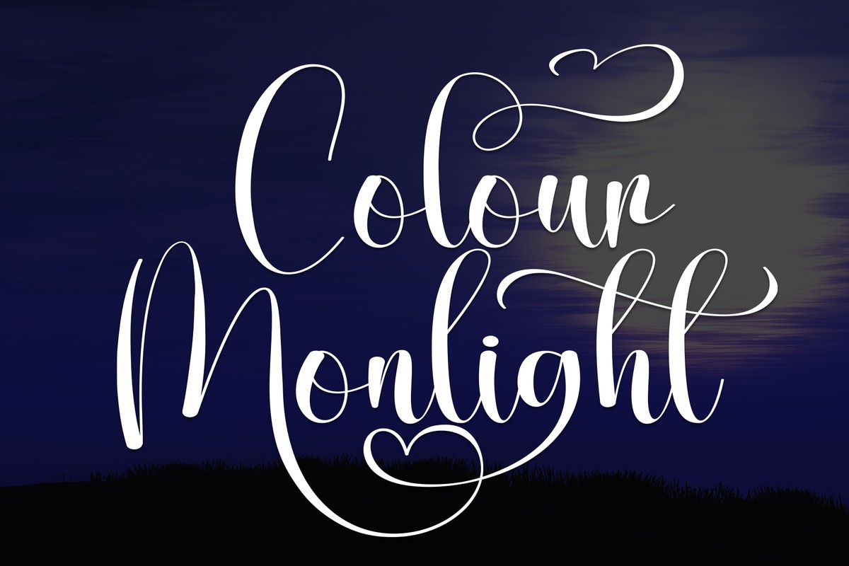 Colour Monlight Font