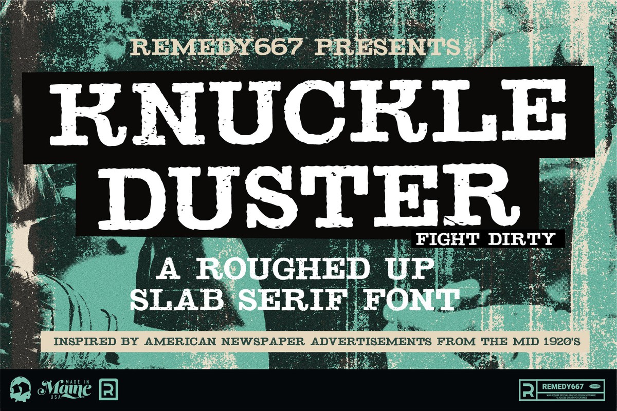 Knuckle Duster Font